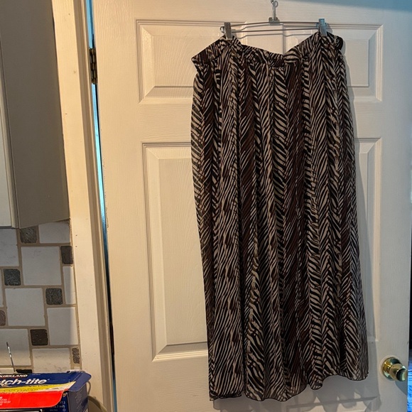 Grace Elements Zebra Print Maxi Skirt - Picture 3 of 3